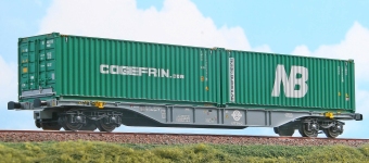 ACME 40425 - H0 - 2-tlg. Set Containertragwagen Nordic Bulkers, Ermewa, Ep. V-VI